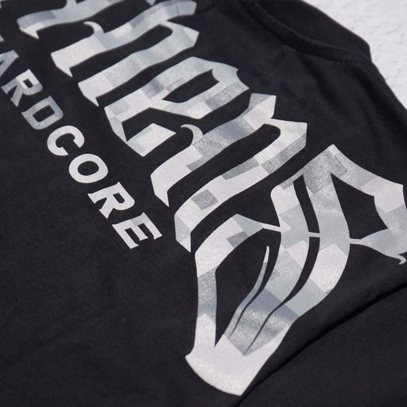 Athens Hardcore digit camo tshirt - black